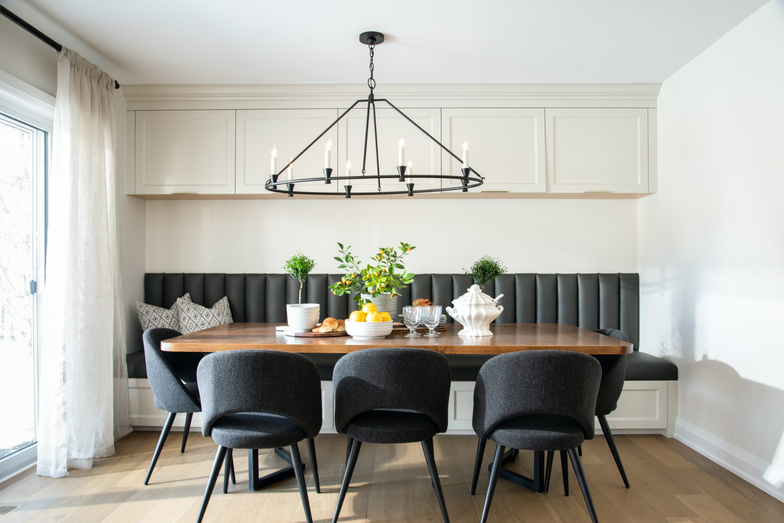 Cherry custom cabinetry by Forma Fine Cabinetry