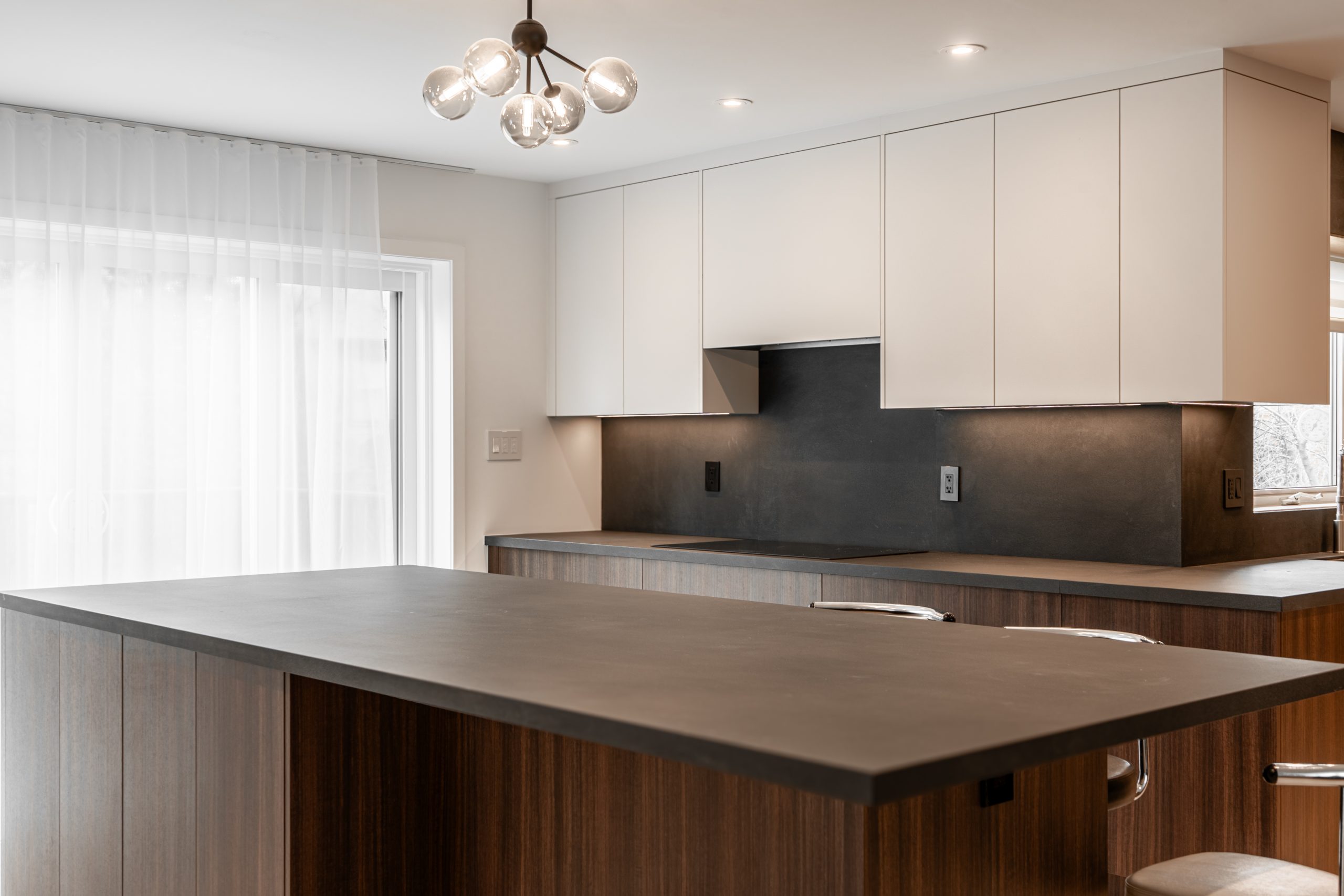 Two-tone custom kitchen cabinets Toronto by Forma Fine Cabinetry